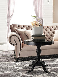 Estacado Designer Velvet Sofa In Luxurious Tufted Mocha Fabric