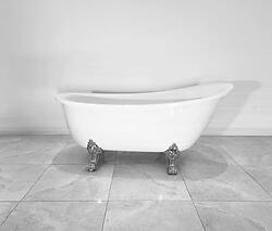 Landriano Acrylic Clawfoot Bathtub 63