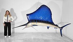 Sailfish Sculpture Hanging 11 FT Museum Quality