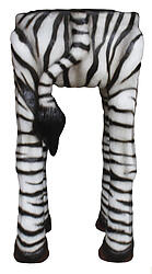 Zebra Stool Rainforest Bar Stool