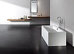 Italio Acrylic Freestanding Soaking Bathtub 60