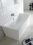 Gratziella Acrylic Modern Freestanding Soaking Bathtub 59