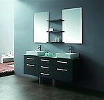 Seabreeze II Modern Vanity Bathroom Set 59