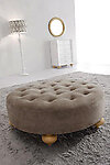 Modern Round Ottoman - Devereaux