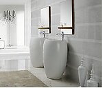 Modern Bathroom Pedestal Sink - Vinci