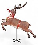 Christmas Reindeer Statue Jumping Life Size