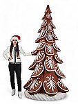Gingerbread Christmas Tree 3D Statue 8 FT Large