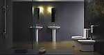 Modern Pedestal Sink Vanity - Lucca