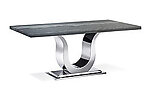 Uscio IV Marble Dining Table 79 - Grey Lines