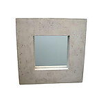 Square Mirror - Roman Stone Finish