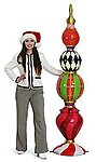 Large Christmas Finial Ornament Statue Decoration 6.5FT