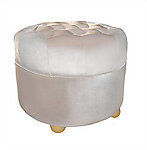 Modern Round Ottoman - Olivia