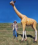 Large Giraffe Statue Life Size 10FT