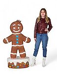 Gingerbread Boy Statue 4.5 FT Large Christmas Decor