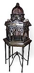 Venetian Decorative Bird Cage with Stand Large