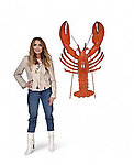 Hanging Lobster Sculpture 4FT Seafood Restaurant Decor 3D