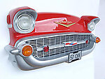 Chevy Front Wall Decor Red