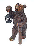 Bear with Lantern Statue