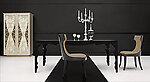 Modern Dining Chair - Roma - Velvet Taupe