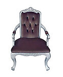 Shana Luxury Modern Velvet Arm Chair