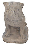 Pug Dog Statue - Roman Stone Finish