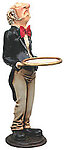 Connoisseur Waiter Statue 3FT