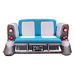 Retro 56 Chevy Car Sofa Turquoise