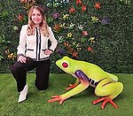 Red Eyed Frog Statue Large Tropical Frog 3FT