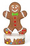 Gingerbread Boy Statue 3 FT Large Christmas Decor