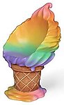 Ice Cream Chair Soft Serve Rainbow Unicorn