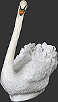 White Swan Life Size Statue