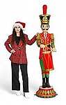 Toy Soldier Statue with Drum Large Christmas Decor 6.5 FT