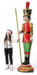 Toy Soldier Statue with Baton Large Christmas Decor 9 FT