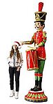 Toy Soldier Statue with Drum Large Christmas Decor 9 FT